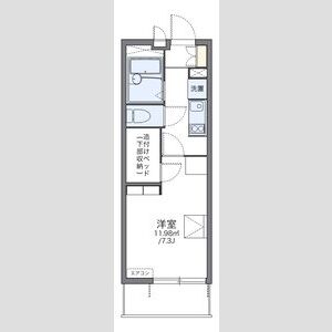 レオパレス安住の間取り図