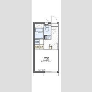レオパレス六条の間取り図