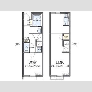 レオネクストカルミアオクイの間取り図