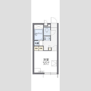 レオパレスIZUMIの間取り図