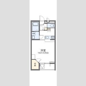 レオパレス我孫子の間取り図