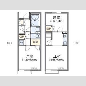 レオネクストあおぞら東山の間取り図