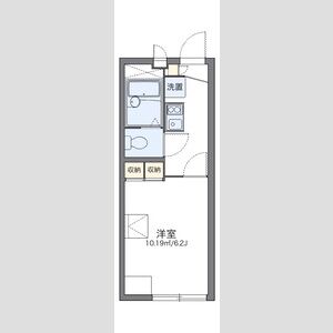 レオパレスつばさの間取り図