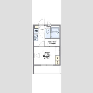 レオパレスIMAGOIIIの間取り図