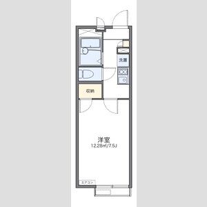 レオパレスクレエ豊中の間取り図