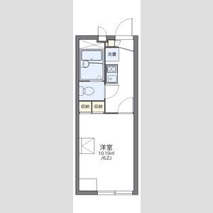 レオパレスイクセン2の間取り図