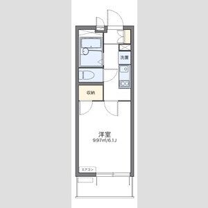 レオパレス南金田の間取り図