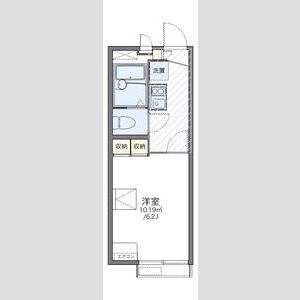 レオパレス藤が丘1番館の間取り図
