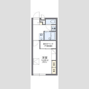 レオパレスエステートIの間取り図