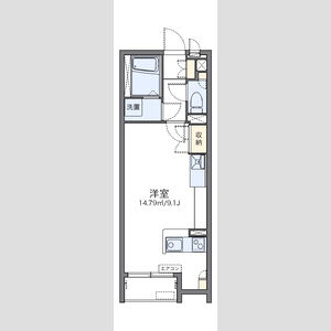 レオネクストエスプリの間取り図