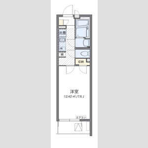 クレイノルヴェール千里丘の間取り図