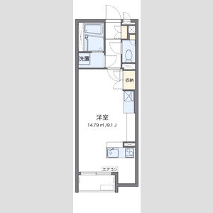 ミランダヴィラ曽根Dの間取り図