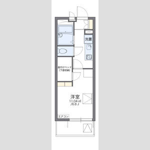 レオパレスセレッソの間取り図
