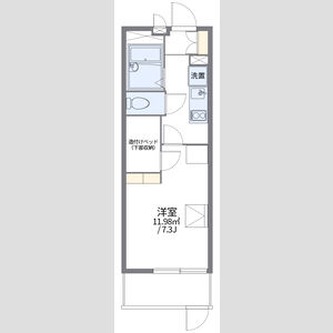 レオパレス見付山の間取り図