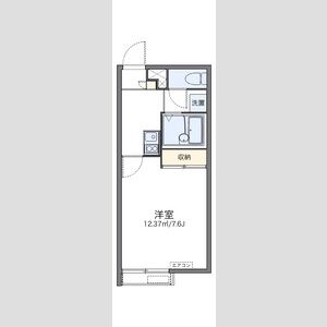 レオパレスエムエイチ コートの間取り図
