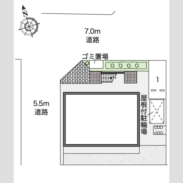 レオパレスヴィラ曽根Cの室内写真1枚目