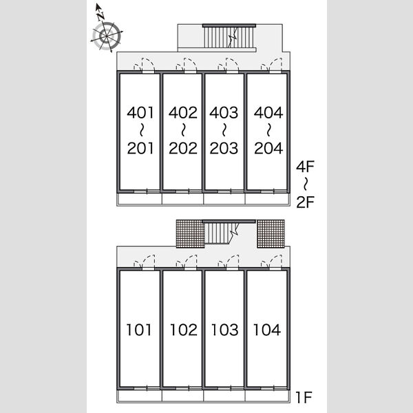 レオパレスヴィラ曽根Cの室内写真2枚目
