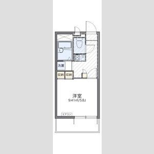 レオパレスエスタ門真の間取り図