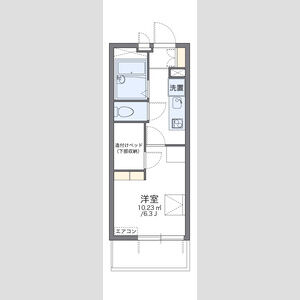 レオパレスひらかたの間取り図
