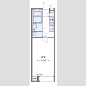 クレイノサウザンドリバーの間取り図