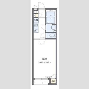 クレイノサウザンドリバーの間取り図
