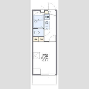 レオパレスウィニング ロードの間取り図