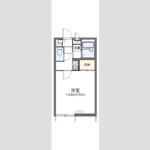 レオパレスナカトミの間取り図