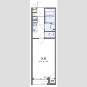 クレイノ欅の間取り図