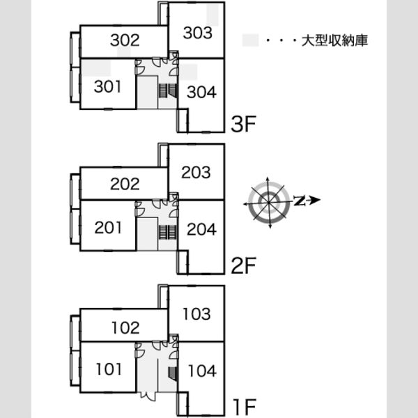 レオパレス別所新町LA1の室内写真2枚目