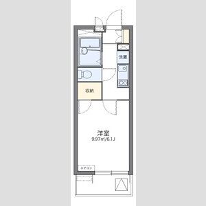 レオパレス武庫南の間取り図
