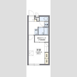 レオパレスNISHIITAMIの間取り図
