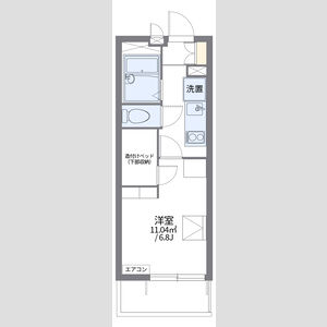 レオパレスメルナカヤの間取り図