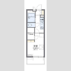 レオパレスシャンテ本町の間取り図