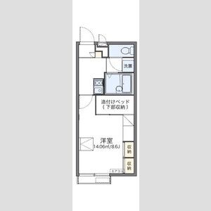レオパレス辻九第三の間取り図