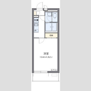 クレイノコンフォール杭瀬北新町の間取り図