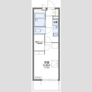 レオパレスシャンブル小林の間取り図