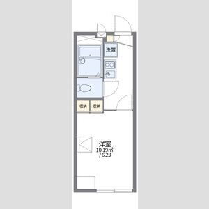 レオパレスコモンフィンチの間取り図