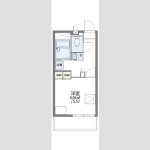 レオパレス新在家の間取り図