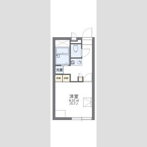 レオパレスこうべ 御蔵の間取り図
