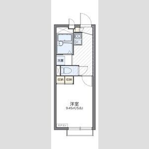 レオパレスヴィラージュ長洲IIの間取り図