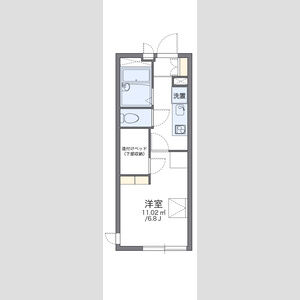 レオパレス青渓の間取り図