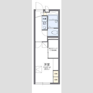 レオパレス堂ノ元の間取り図