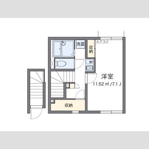 クレイノリッツハウス 中道の間取り図