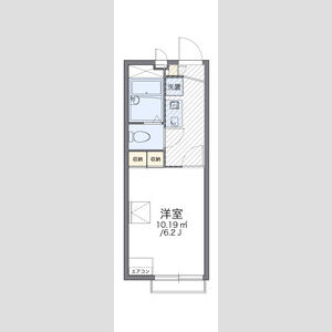 レオパレスルミエール道場の間取り図