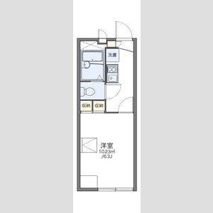レオパレスブレスブライトの間取り図