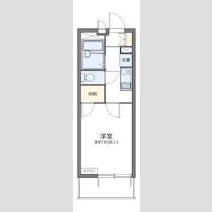 レオパレストライズ2の間取り図