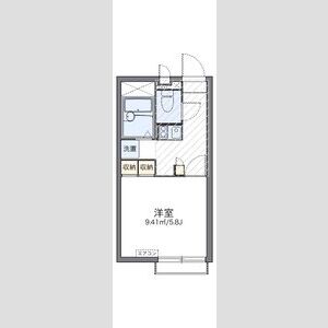 レオパレスアクティ魚崎の間取り図
