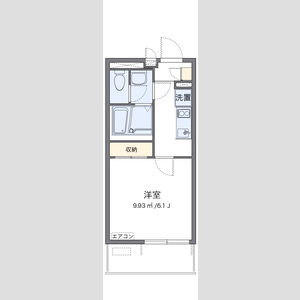 レオネクストCOZYの間取り図