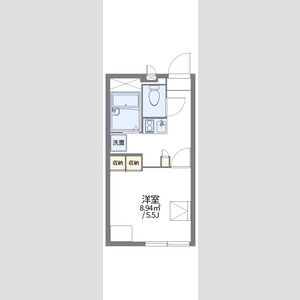 レオパレス友井の間取り図
