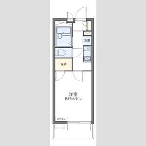 レオパレスルコントワール御影の間取り図